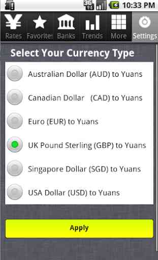 Dollar to Yuan Exchange Rates 1