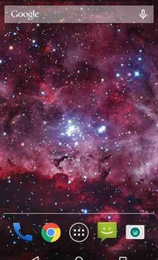 Galaxia Nebulosa fondo animado 2
