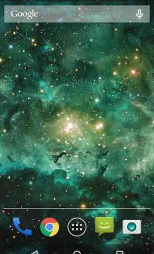 Galaxia Nebulosa fondo animado 3