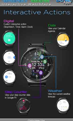 Galaxy Glow HD Watch Face Widget & Live Wallpaper 3
