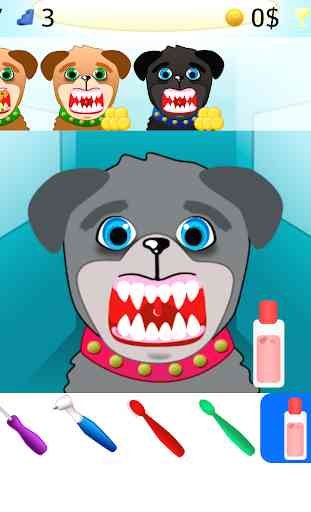 juego de dentista animales 3