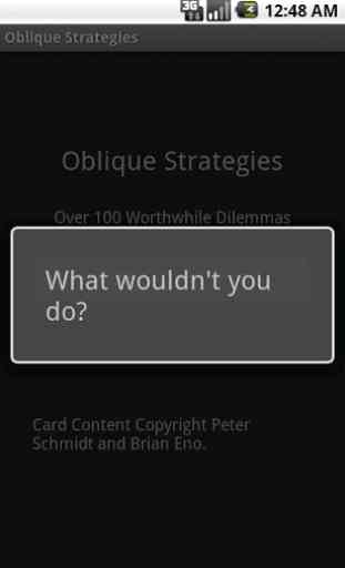 Oblique Strategies 2