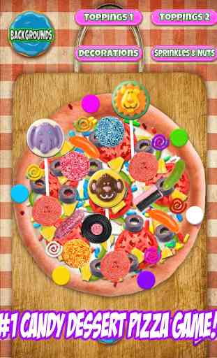 Candy Dessert Pizza Maker - Fun Food Cooking Game 2