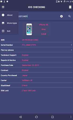iDevice Check - IMEI Checking 4