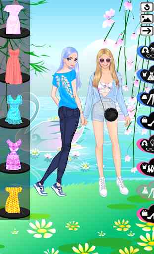 ❤Lovely Sisters ❤  Sisters dress up game ❤ 3