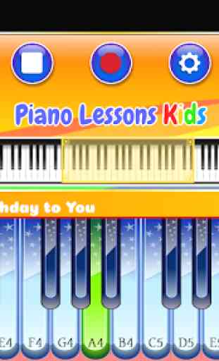 Lecciones de piano para niños 1
