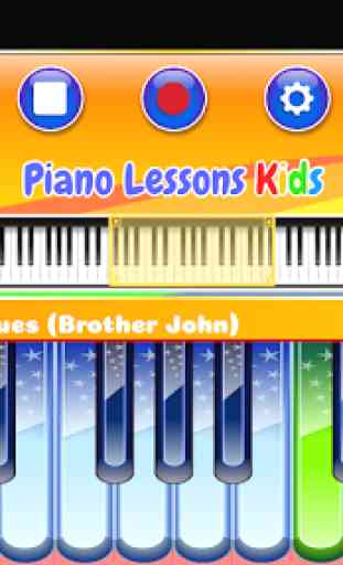 Lecciones de piano para niños 3