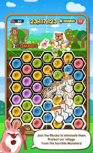 LINE Pokopang - POKOTA's puzzle swiping game! 1