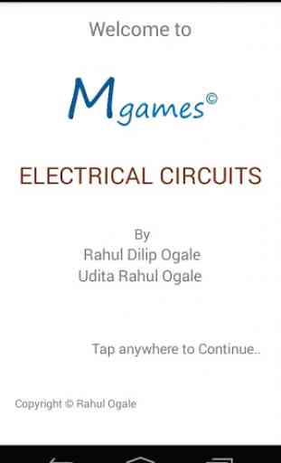 MGames: Electric circuits 1