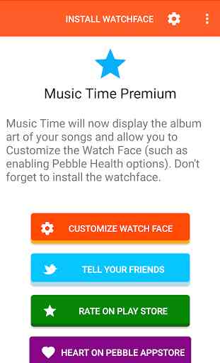 Music Time Pebble WatchFace 3