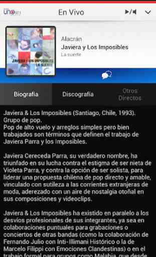 Radio UNO - Música chilena 1