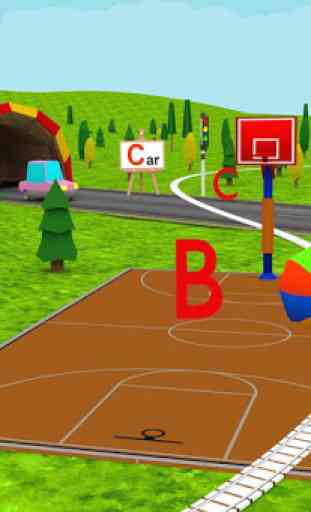 Timpy ABC tren -3D juego niños 2