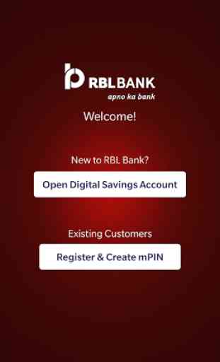 RBL MoBank 2.0 - UPI, IMPS, NEFT, RTGS, FD and RD 1