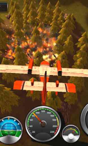 Airplane Firefighter Simulator Pilot Flying Games 2