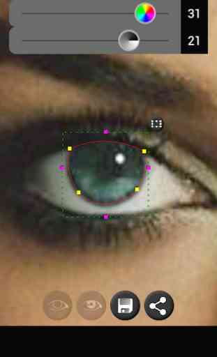 Colorear ojos 4