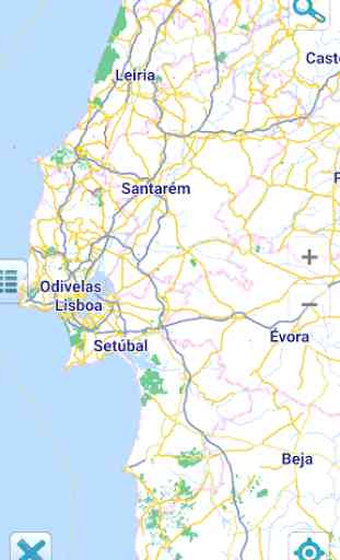 Mapa de Portugal offline 1