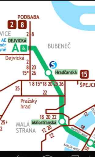 Praga Metro y Tranvías Mapa 2019 2