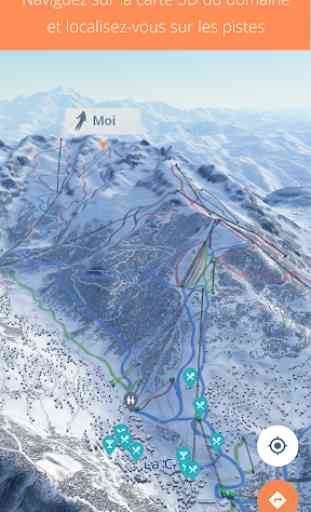 4riders Ski - Carte Sociale 3D et Tracking GPS 1