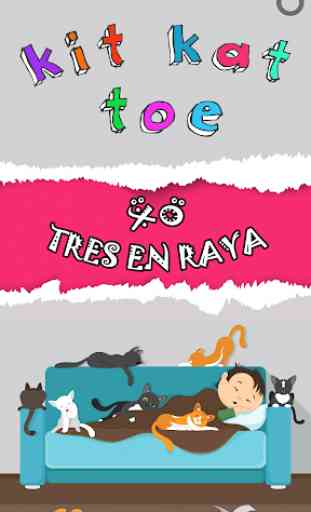 Kit Cat Toe Tres en raya 1