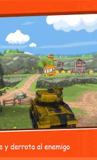 Toon Wars: Juegos de Tanques Multijugador Gratis 1