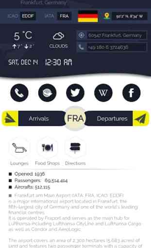 Frankfurt Airport (FRA) Info + Flight Tracker 1