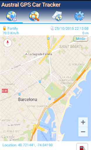 GPS Coche Localizador SMS Free 1