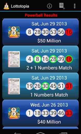 Lottery Results Ticket Checker 2