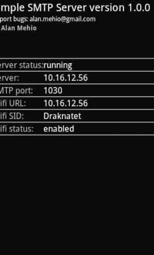 Simple SMTP server 2