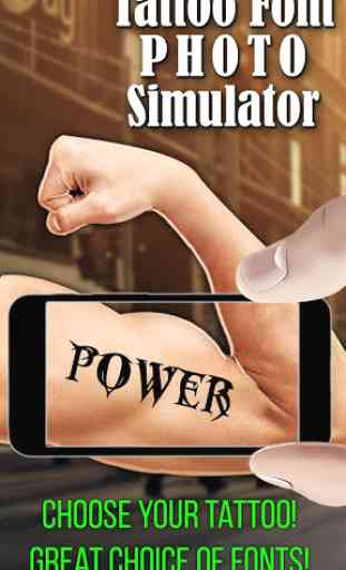 Tattoo Font Photo Simulator 1