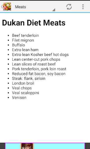 Dukan Diet Food List 2