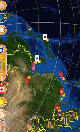 Globe Earth 3D: Flags, Anthems and Timezones 3