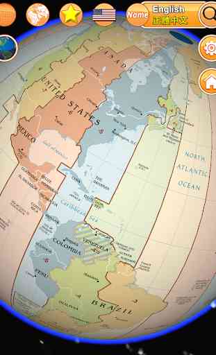 Globe Earth 3D: Flags, Anthems and Timezones 4
