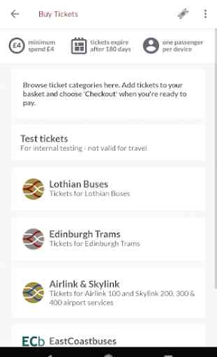 Lothian Buses M-Tickets 3