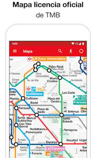 Metro de Barcelona - Mapa y rutas de TMB 1