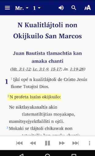 Náhuatl Tehuacán - Biblia 1