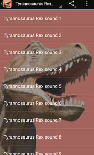 Tyrannosaurus Rex Sounds 1