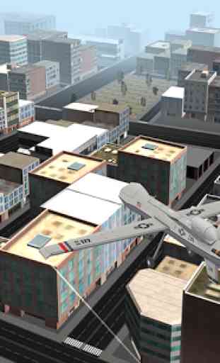 UAV Drone Ejército Ciudad SIM 1