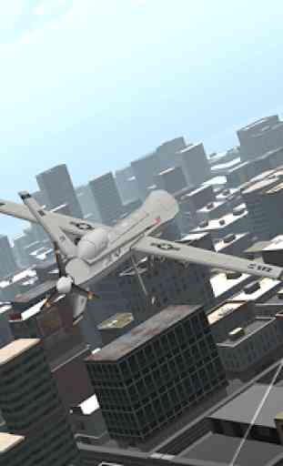 UAV Drone Ejército Ciudad SIM 3