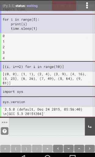 Pyonic Python 3 interpreter 1