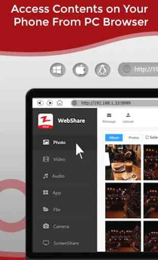 Zapya WebShare - File Sharing in Web Browser 1