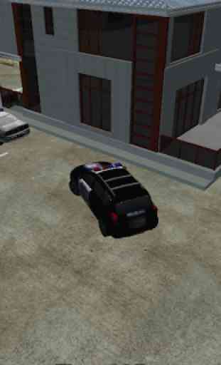 3D police car parking 1