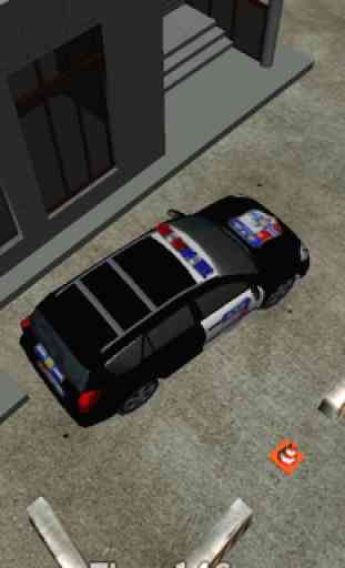 3D police car parking 2