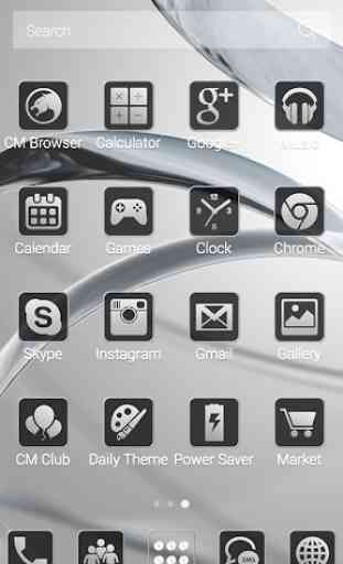 Black And Silver Theme 4