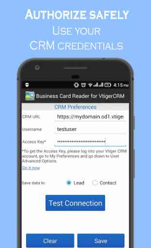Business Card Reader for Vtiger CRM 2