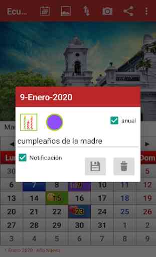 Ecuador Calendario 2020 2
