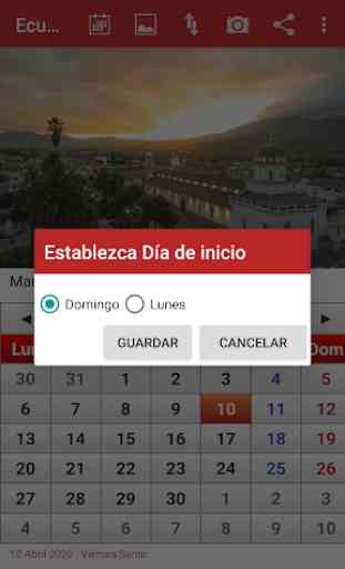 Ecuador Calendario 2020 3