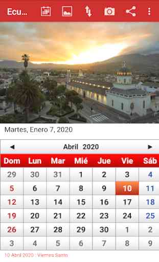 Ecuador Calendario 2020 4