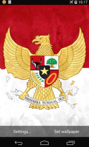 Flag of Indonesia Live Wallpaper 1