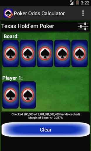 Poker Odds Calculator 2