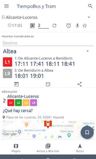 TiempoBus y Tram Alicante 2